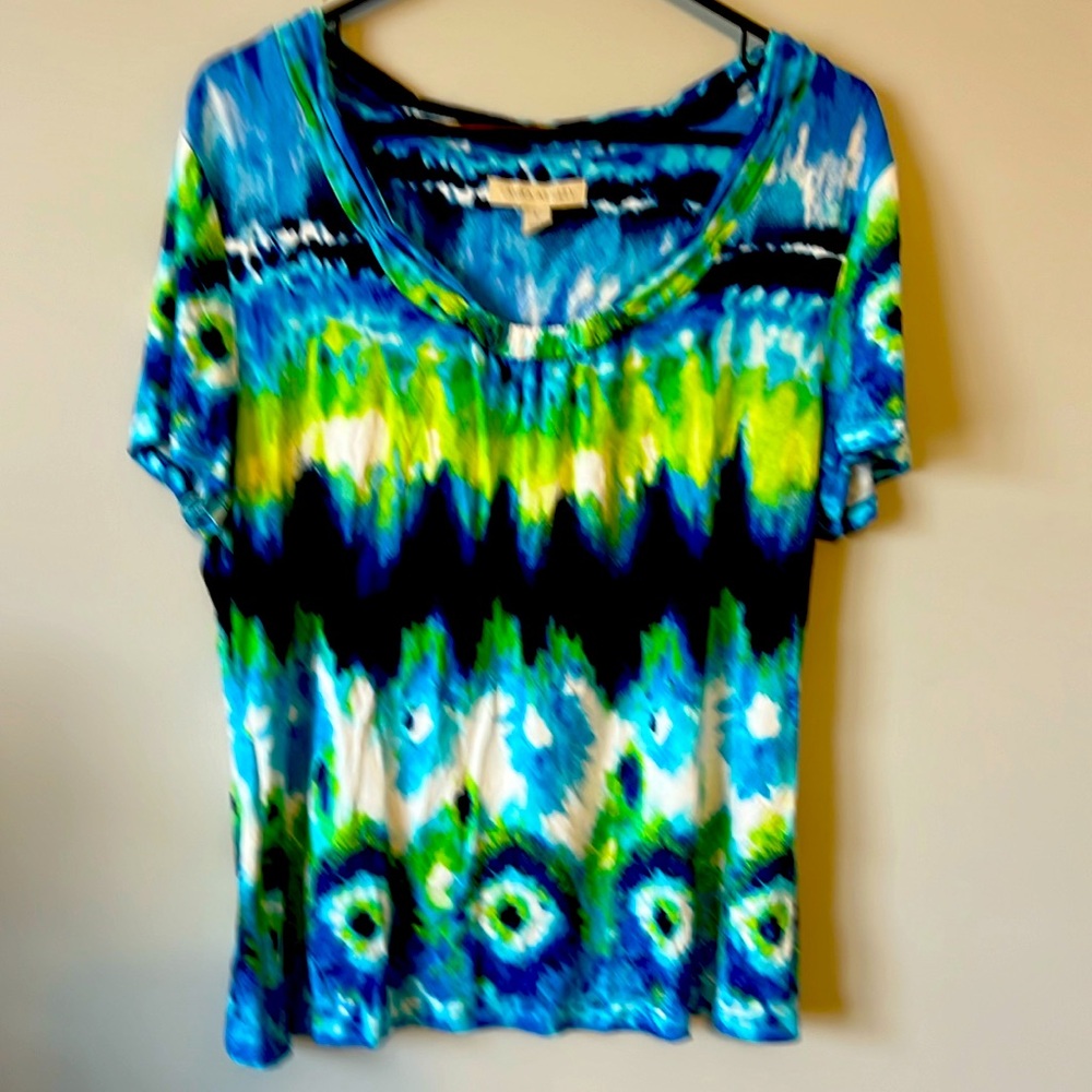 Laura Ashley Wild Tie~Die Tee